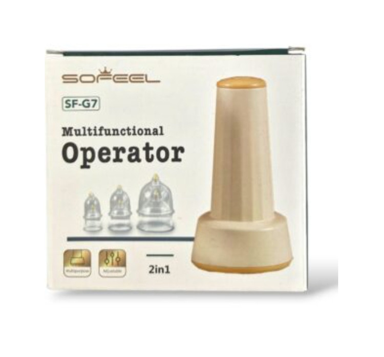 بادکش شارژی OPERATOR مدل SF-G7 دو کاره ۶ لیوانه