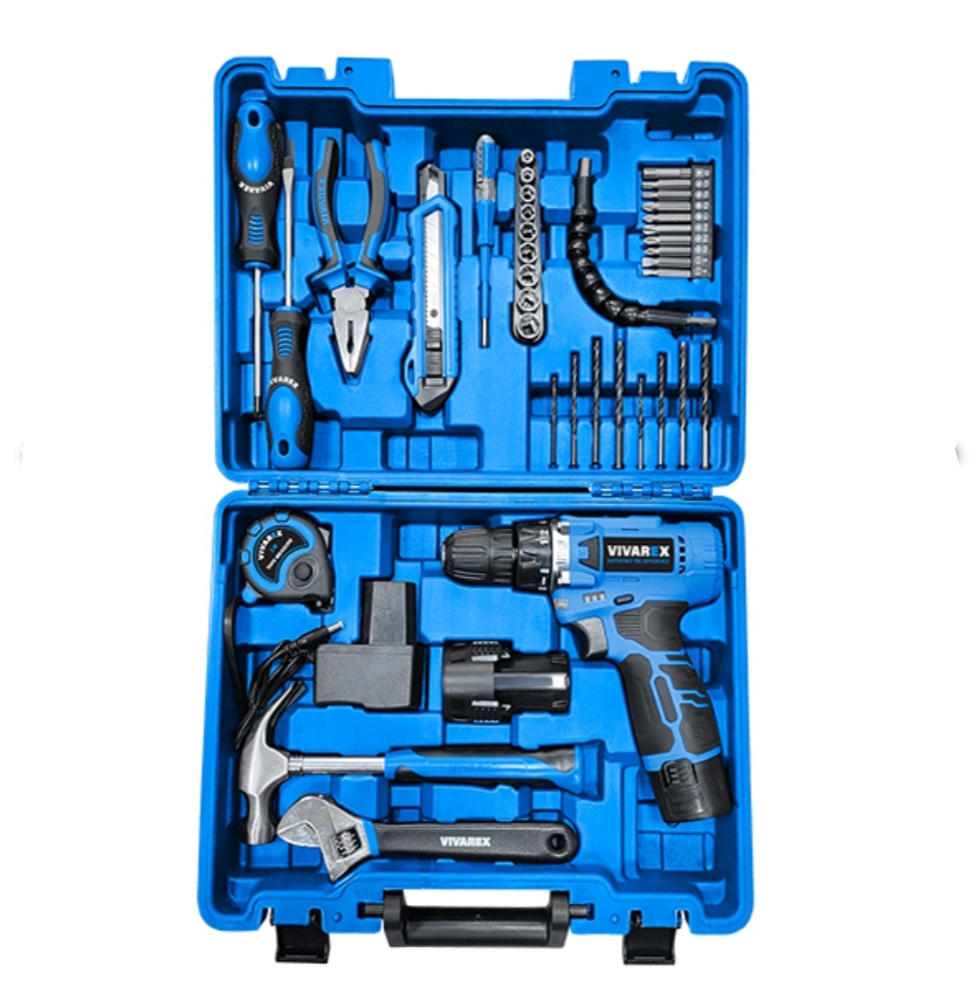 کیت دریل شارژی 12 ولت 40 پارچه ویوارکس مدل VR1240-CDK