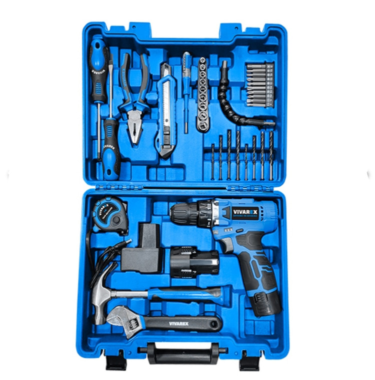 کیت دریل شارژی 12 ولت 40 پارچه ویوارکس مدل VR1240-CDK