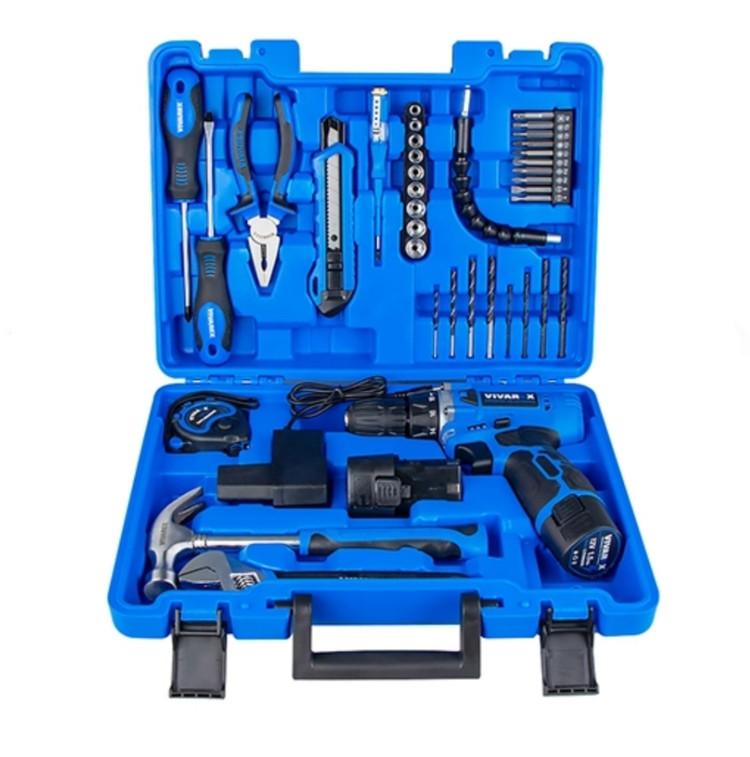 کیت دریل شارژی 12 ولت 40 پارچه ویوارکس مدل VR1240-CDK