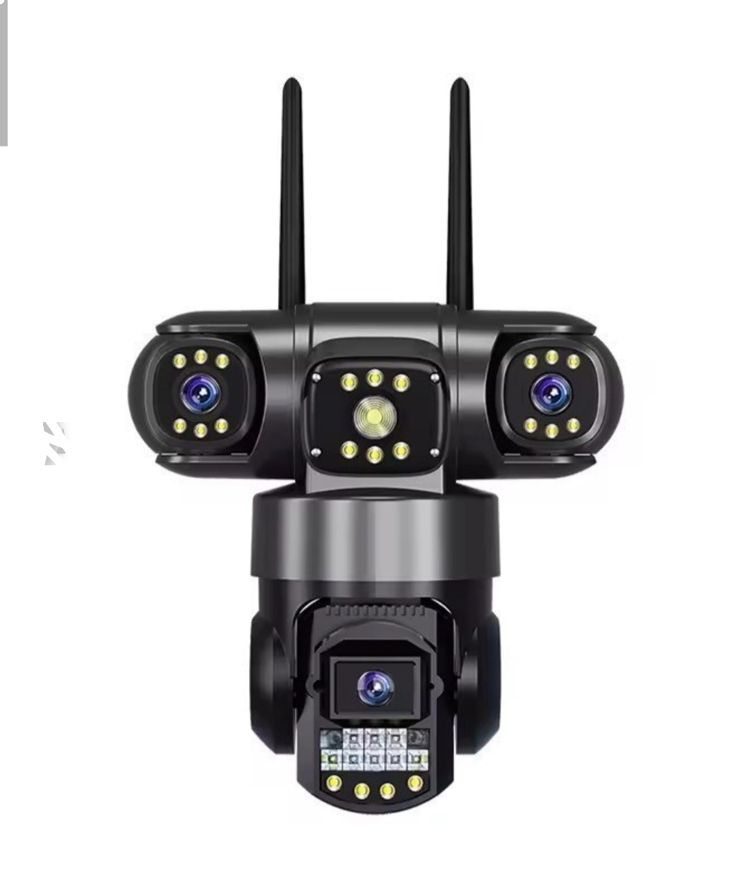 دوربین سیمکارتی ۳ لنز چرخشی V380 Pro بدون نقطه کور